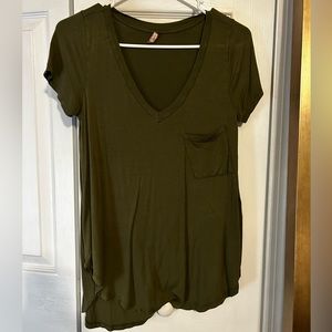 Olive Green small t shirt
